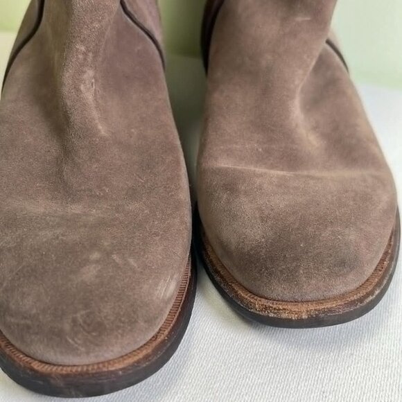 UGG Suede Partial Zip Riding Boot SZ6 Lagen Money Boho Chic Haute Hippie Boho C - Picture 4 of 16